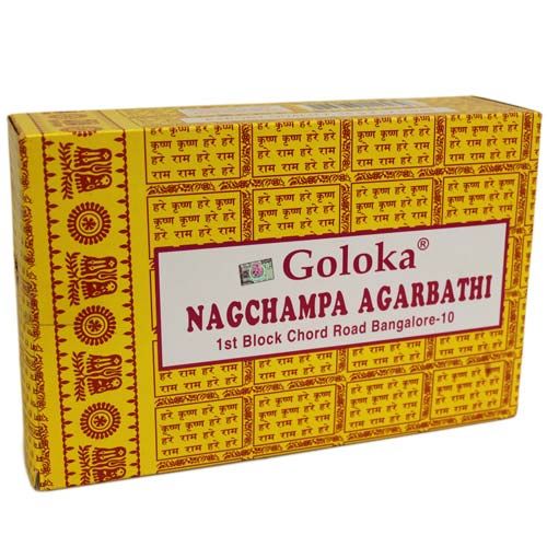 Goloka Nag Champa Incense – Timeless Fragrance for Purification, Peace, and Spiritual Clarity