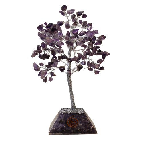Amethyst Crystal Tree with Orgonite Base