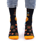 Hop Hare Bamboo Socks | Mandala Flowers