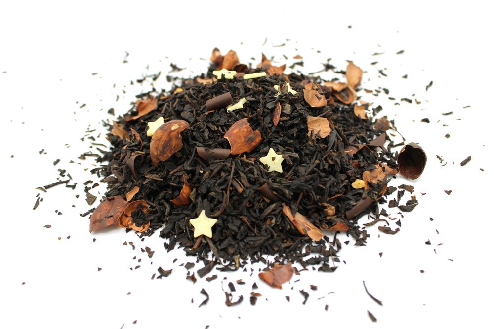 Dark Brown Magic Chocolate Black Tea loose leaf artisan tea, product photograph 2