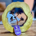 Amethyst Crystal Tree in Mango Wood Ring