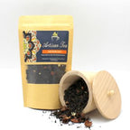 Dark Brown Magic Chocolate Black Tea loose leaf artisan tea, product photograph