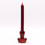 Mushroom Flip Dinner Candle / Tealight Holder - Vampire Red