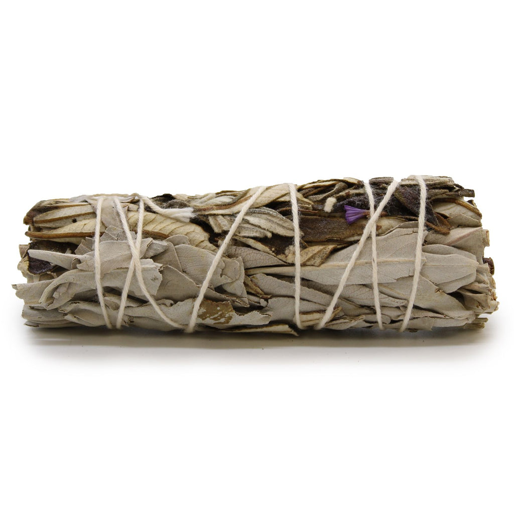 White Sage & Yerba Santa Smudge Stick - 10 cm