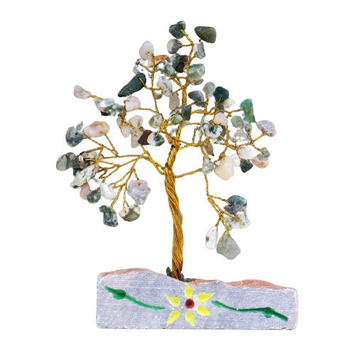 Indian Tree Agate Crystal Tree – 80 Stones