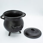 Extra Huge Cast Iron Cauldron with Triple Moon
