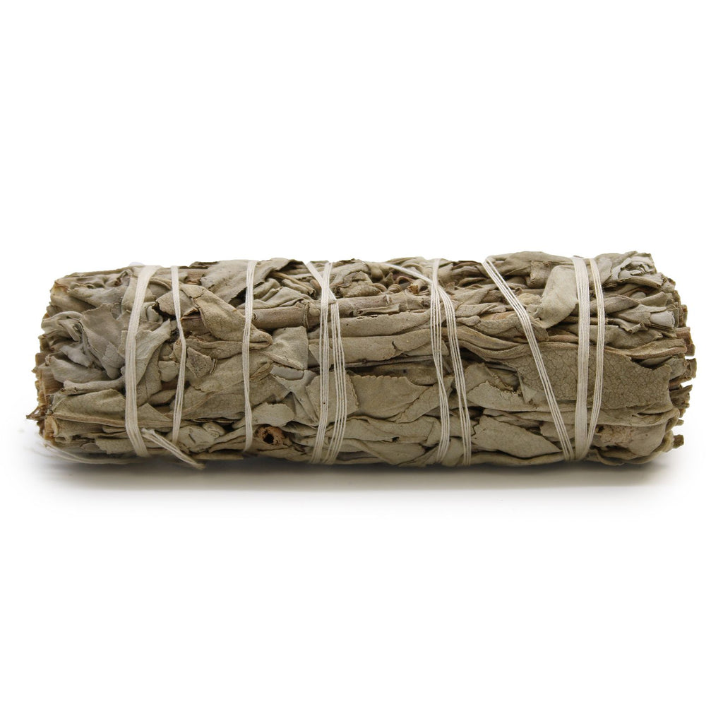 White Sage & Sweetgrass Smudge Stick - 10 cm
