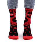 Hop Hare Bamboo Socks | Red Dragons