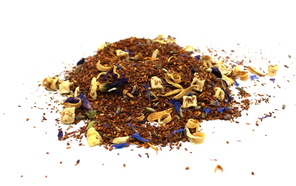 Red Bush Relax Rooibos & Lavender Infusion loose leaf artisan tea, product photograph 2