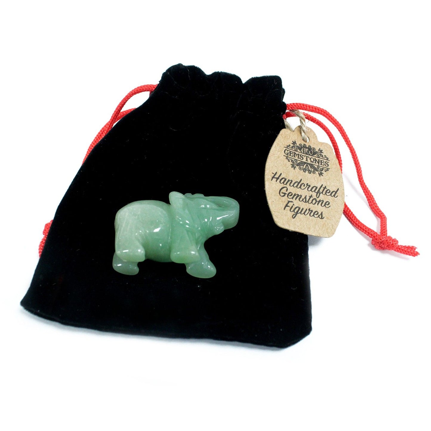 Gemstone Elephant - Jade