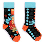 Hop Hare Bamboo Socks | Blue Buddha & Lotus