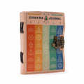Seven Chakra Leather Journal | Deckle-Edge Notebook, leather notebook product photograph