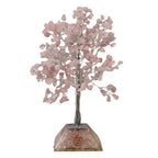 Rose Quartz Crystal Tree with Orgonite Base – 320 Stones