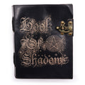 Leather Book of Shadows | Vintage Witchcraft Journal, leather notebook product photograph