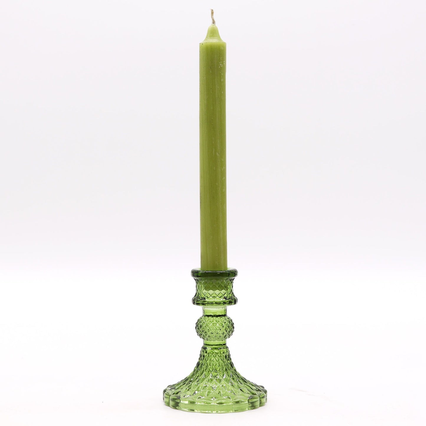 Vintage Dinner Candle Holder - Garden Jade