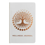 White Wellness Journal - Rose Gold Tree of Life