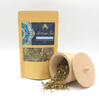 Mindfulness Meditation Chamomile Herbal Infusion loose leaf artisan tea, product photograph