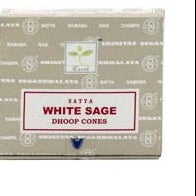 Satya White Sage Dhoop Cones – Purifying Aroma for Energy Cleansing and Spiritual Harmony