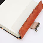 Evil Eye Leather Journal | Vintage Deckle-Edge Notebook, leather notebook product photograph 3