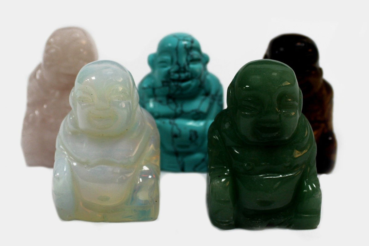 Gemstone Buddha - Tiger Eye
