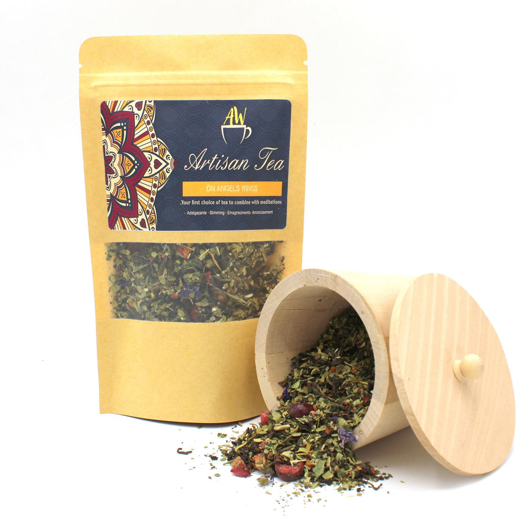 On Angels Wings Pu-erh & Berry Tea Blend loose leaf artisan tea, product photograph