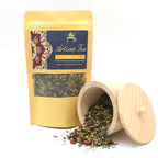 On Angels Wings Pu-erh & Berry Tea Blend loose leaf artisan tea, product photograph