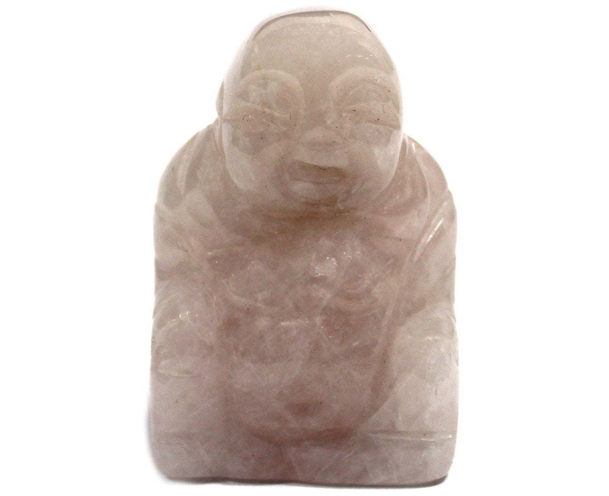 Gemstone Buddha - Rose Quartz