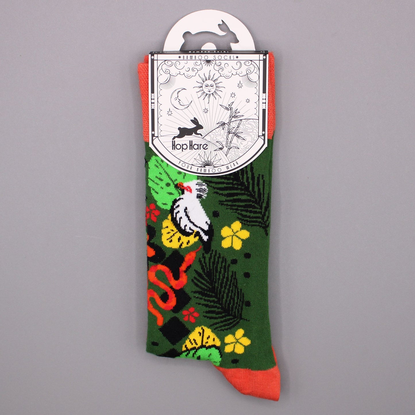 Hop Hare Bamboo Socks M/L - Bali Jungle