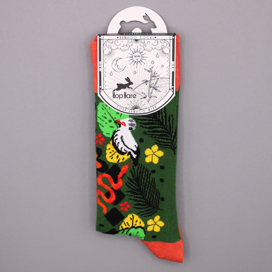 Hop Hare Bamboo Socks M/L - Bali Jungle