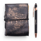 The Stories I Tell Myself Leather Notebook, leather notebook product photograph 5