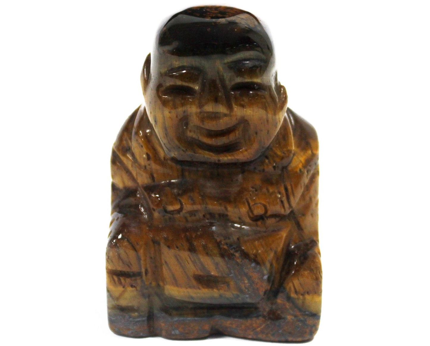 Gemstone Buddha - Tiger Eye