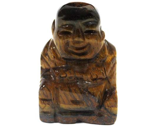 Gemstone Buddha - Tiger Eye