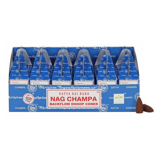 Satya Backflow Dhoop Cones – Aromatic Cascade of Fragrance for Tranquil Spaces