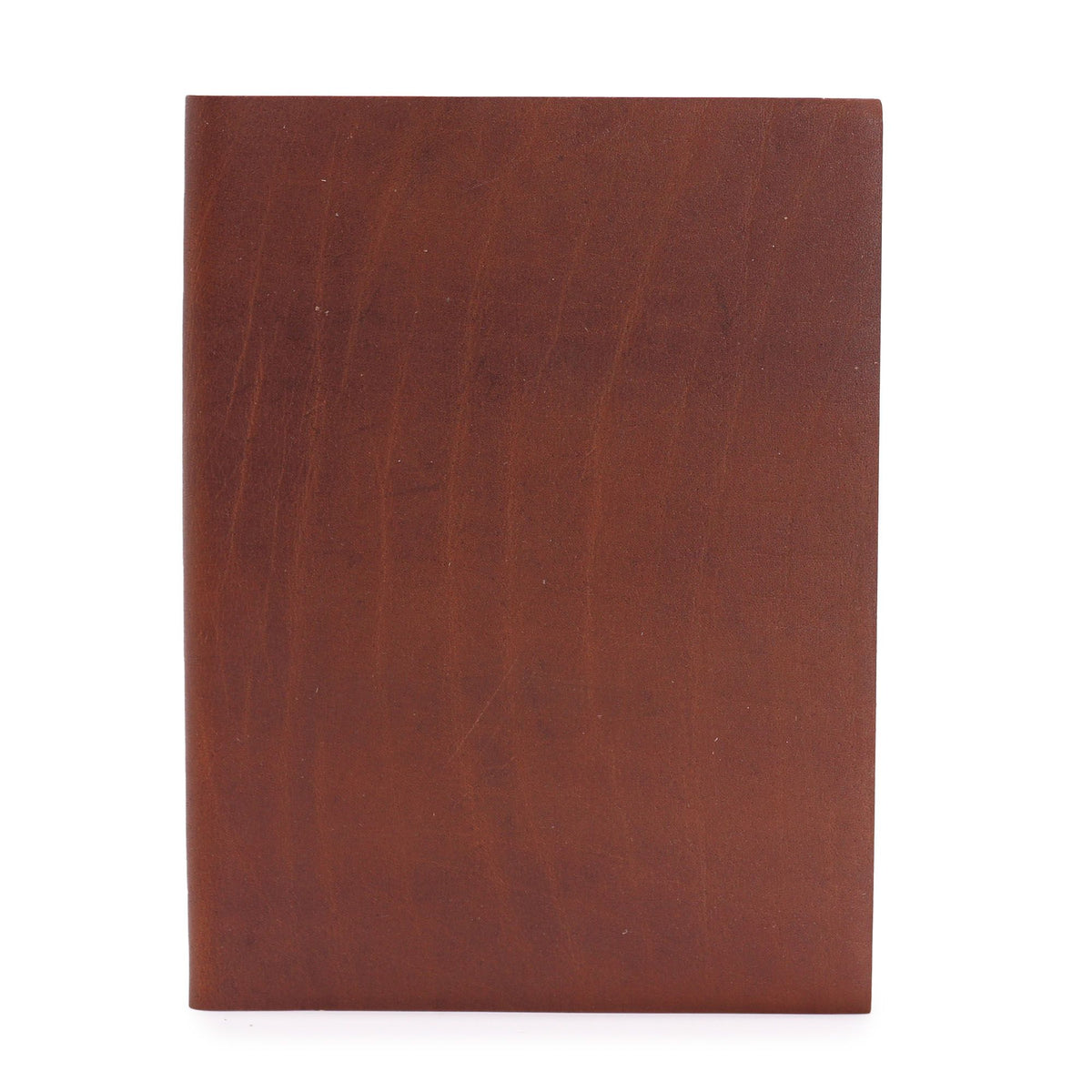 Dark Tan Leather Daily Notebook, leather notebook product photograph