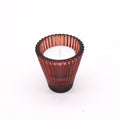 Flip Dinner Candle / Tealight Holder - Vampire Red