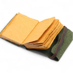Green Maze Leather Pocket Notebook, leather notebook product photograph 2