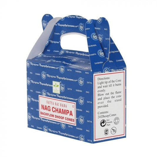 Satya Backflow Dhoop Cones – Nag Champa