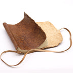 Natural Rolled Leather Travel Journal, leather notebook product photograph 2